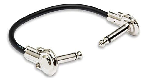 Cable De Bajo Perfil Para Guitarra Hosa Irg1005 De Ángulo De 1