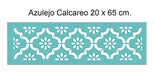 Laura Craft Mega Stencil Azulejo Calcáreo 1