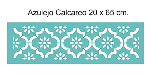 Laura Craft Mega Stencil Azulejo Calcáreo 1