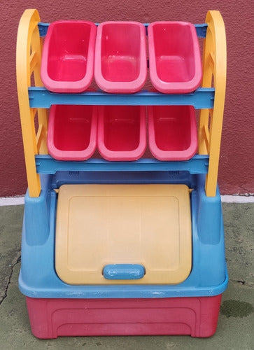 Único Baúl/organizador P/juguetes Con Cajoncitos Pequeños 0