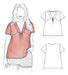 Textile Pattern Unicose - Loose Fit Women's T-Shirt 1506 0