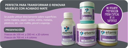 Eterna Chalk Paint 200ml X 2 Unidades 3