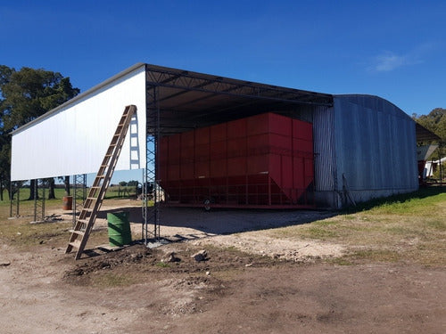 Metal Cover Prefabricated Detachable Warehouse, Roofs, Sheds 0