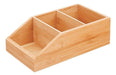 IMP Multi-Purpose Bamboo Organizer for Kitchen and Bathroom - 3 Compartments 0