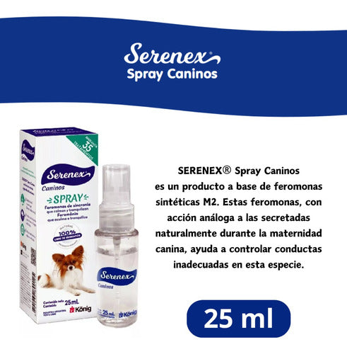 Feromona Perros Calmante Ansiedad Spray Anti Estres 25ml 1