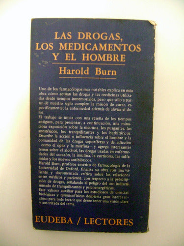 Las Drogas Los Medicamentos Y El Hombre Burn Eudeba Boedo 1