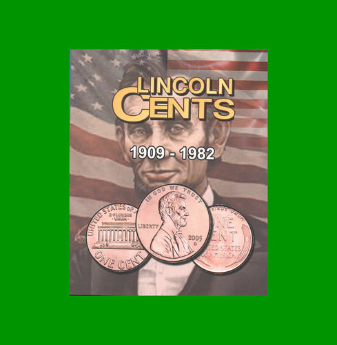 Empty Album for U.S. Lincoln Cents 1909-1982 1