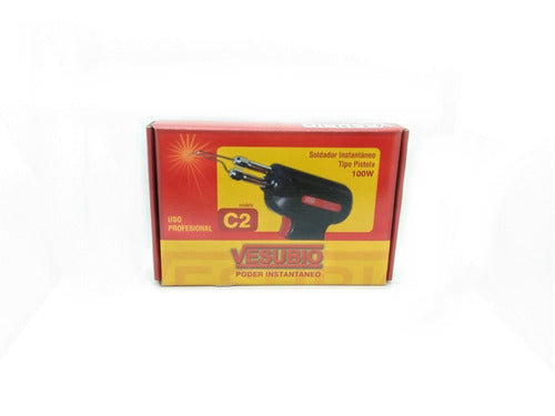 Soldador Vesubio C2 Instantaneo Tipo Pistola 100w 5