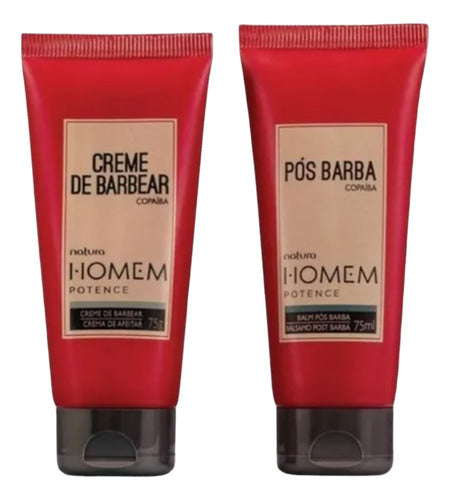 Kit Perfume Natura Homem Potence + Crem Afeitar + Pos Barba 1