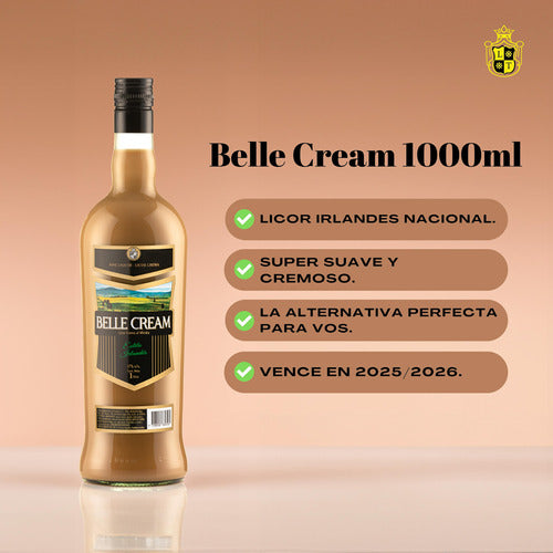 Creamy Irish Cream Liqueur La Triestina National Premium Similar to Baileys X6 1