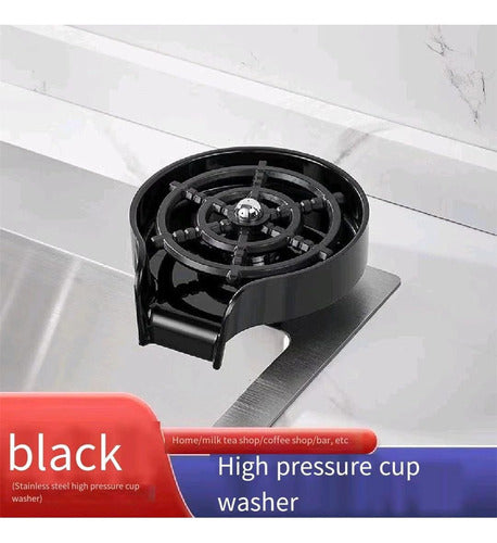 Black Glass Rinser for Kitchen Sink 7