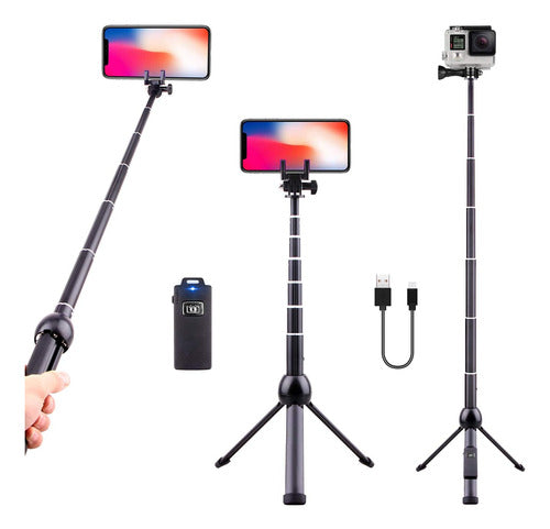 Trípode Selfie Stick Bluetooth, Trípode Teléfono Latzz 45 / 0