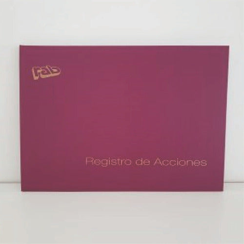 Libro Rabb Registro De Acciones 1 Mano 0