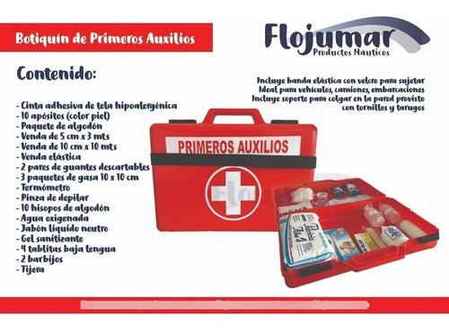Regulatory Nautical First Aid Kit for Cars, Boats, and Trucks 3