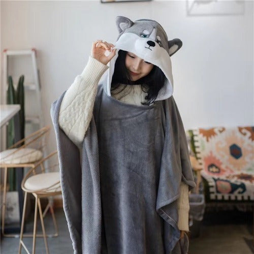 Aventureros Capas Poncho De Animales Pijamas Arcoiris Plush Kigurumi 0