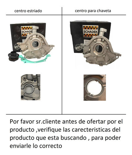 Schadek Oil Pump Ford Ka 1.0 2000 Zetec Rocam 4 Cil 1