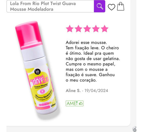 Lola Cosmetics Mousse Modelador Rizos 150 Ml 2