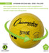 Champion Sports Extreme Series Size 5 Soccer Ball - Yellow 2