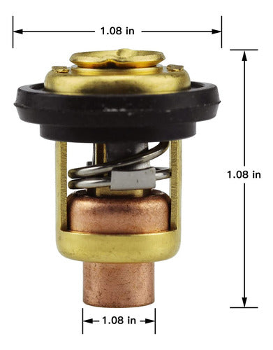 Parsun Termostato 60° Para Motor Yamaha Hidea Mercu Honda T 1