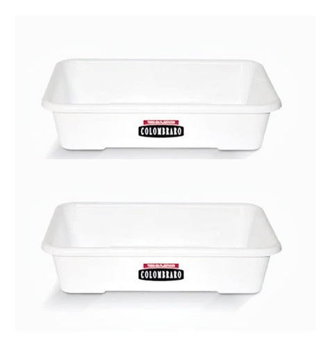 Colombraro Bandeja Plastica X3 Bateas 30x22x7cm Argenshop 4