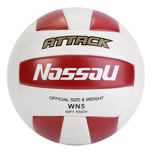 Nassau Attack Volleyball Ball - 5 Soft Touch Professional 27
