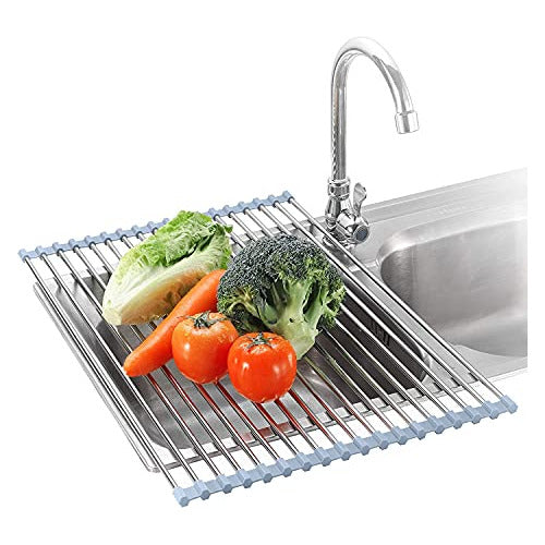 Seropy Roll Up Dish Drying Rack 52x34.8 - Grey 0