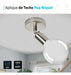 LED Ceiling Wall Lamp Pop Spot E27-c Interior + Philips Bulb 1