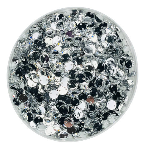 Oferta Piedras Para Coser Color Plata 10mm X 200u 0