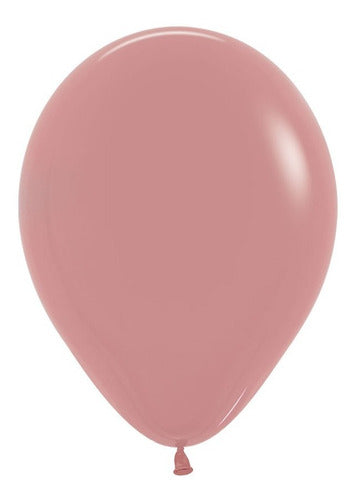 Globos Látex Sempertex R12 Fashion Rosa Palo X50 Unidades 0