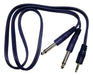 Cable Artekit Azul 3.5 Stereo A 2 Fichas 6.5 Mono - 90 Cm 0