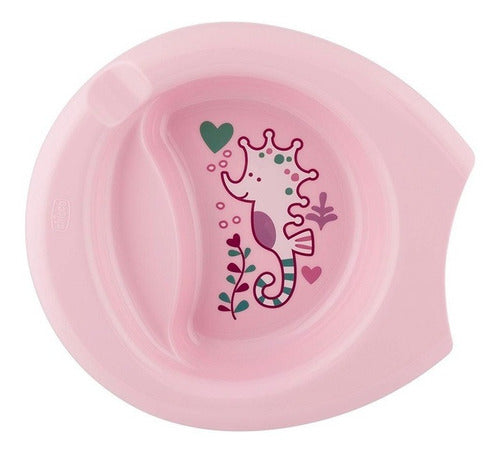 Chicco Easy Feeding Plate 6m+ Mix Green/Pink/Blue 160014 0