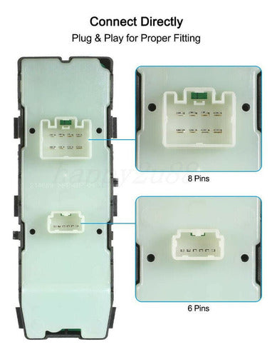 Para Interruptor De Janela Chrysler 300 2007-2010 4