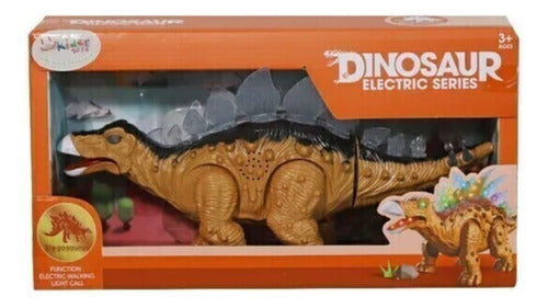 Ilusiones Estegosaurio Stegosaurus Light and Sound Walking Dinosaur 0