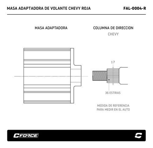 Collino Sport Steering Wheel Adapter for Chevrolet Chevy 3