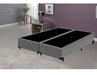 Base Cama Box King Bipartido Suede Cinza - 193x203x39 2