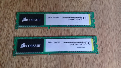 4 Memorias Ddr3 A 1333mhz De 2gb C/u Compatibles Entre Si 1