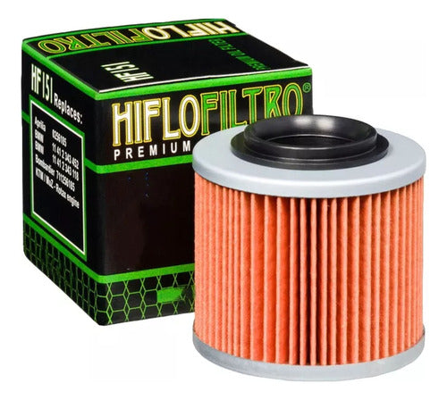 Hiflofiltro MOTUL Kit Service Voge 650 Oil Filter Motul 5100 15W50 1