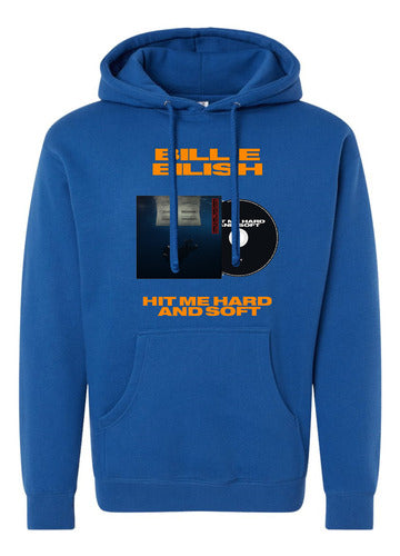 MA_INDUMENTARIA Billie Eilish Hoodie - Hit Me Hard And Soft - Music 0