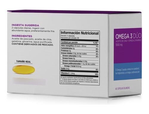 Laboratorios Pharmamerican Omega 3 Duo Pack X 3 - 60 Capsules 1