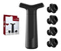 Ukdate Premium Manual Vacuum Pump with 4 Reusable Wine Stoppers 1