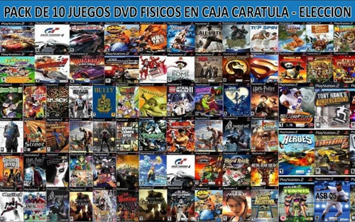 Ps2 X10 Juegos Físicos Nuevos A Elección Caja Y Tapa Color. 4