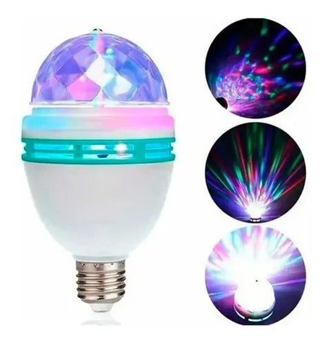 Oasis Set X3 Rotating RGB Star Lights + USB Bulb 7