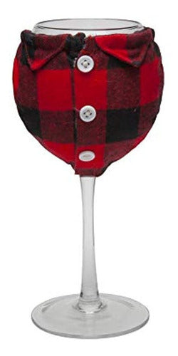 Bigmouth Inc. The Flannel Shirt Wine Glass - Copa De Vino De 1