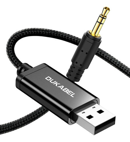 Adaptador Usb A Jack 3.5mm Para Pc, Ps4, Ps5 (1.2m De Largo) 0