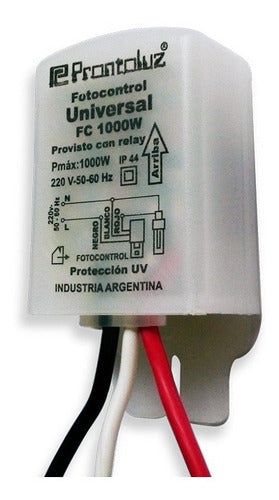 Prontoluz Fotocelulal 1000W LED Lamp Control - 4 Units 0