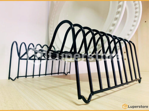 Luperstore Black Steel Dish Rack Without Tray 4