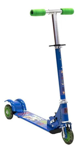 El Mundo del Juguete Foldable 3-Wheel Scooter with Lights Mickey Blue 0