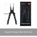 Piscifun Aluminum Fishing Pliers Black 7.1" 3