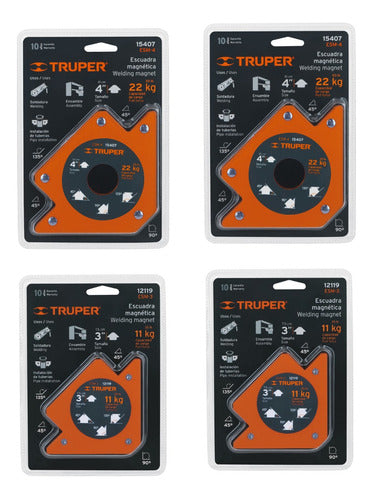 Truper Magnetic Welding Fixture Set of 4 1