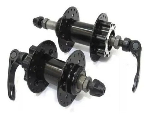 Bicycle Disc Brake Hub Set 6 Bolt 36H Steel 0